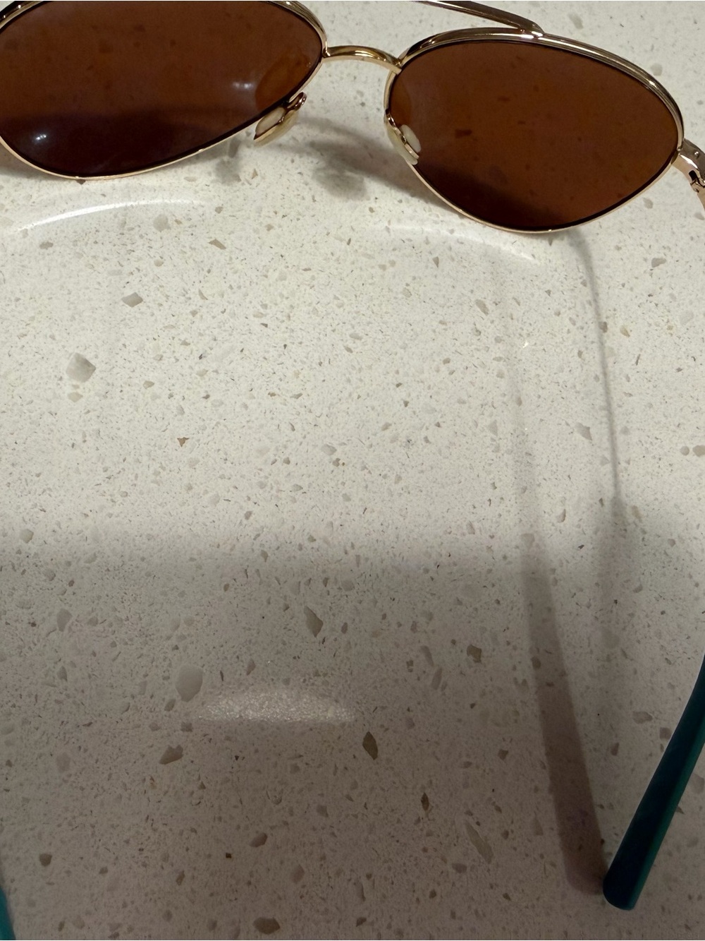 Costa Aviator Sunglasses with Green-Brown Gradient Lenses - Picture 5 of 9